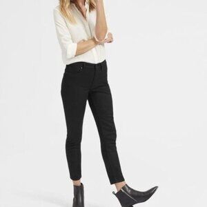 Everlane Mid Rise Ankle Jeans Women's Size 28 Black Denim Cotton